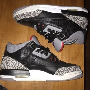 Jordan 3 Black Cement Size 7